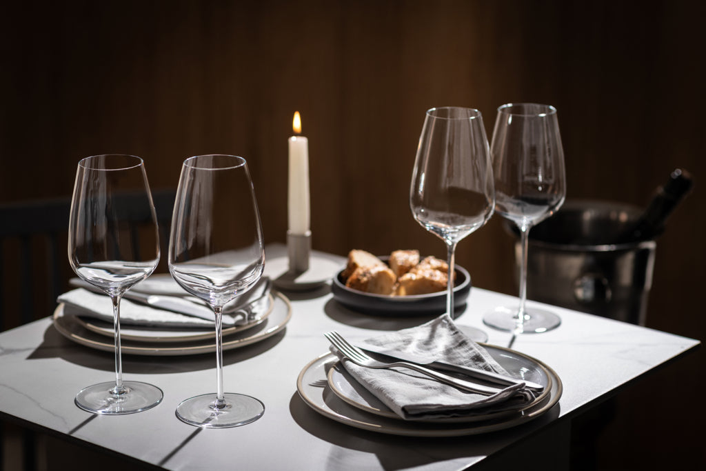 Zwiesel Glas Perfect Match Weinglas 56,3 Cl mit Moussierpunkt – 2 Stück
