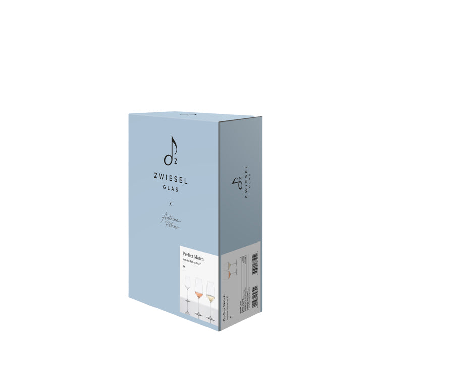 Zwiesel Glas Perfect Match Weinglas 51,4 Cl mit Moussierpunkt – 2 Stück