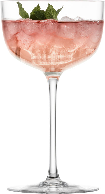 Zwiesel Glas Tone Cocktail-Coupé klein 17 Cl mit Moussierpunkt – 4 Stück