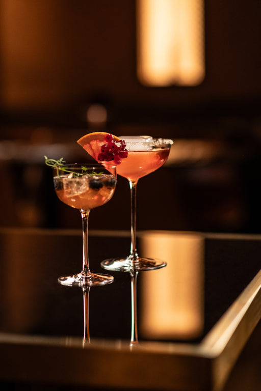 Zwiesel Glas Tone Cocktail-Coupé klein 17 Cl mit Moussierpunkt – 4 Stück