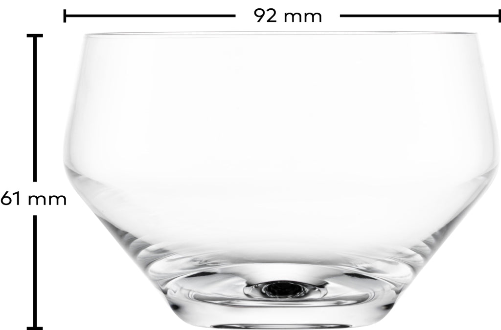 Zwiesel Glas Début Drinkschaale 25,2 Cl mit Mousseurpunkt – 2 Stück