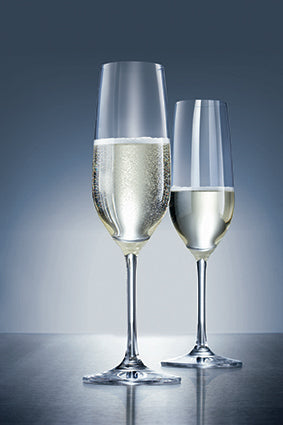 Schott Zwiesel Vina Champagnerglas 26 Cl mit Moussierpunkt – 6 Stück