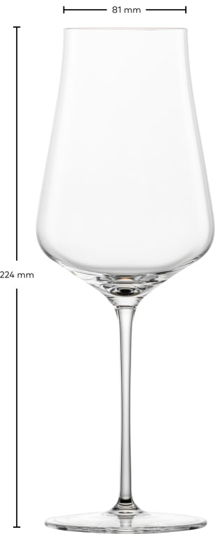 Zwiesel Glas Duo Weißweinglas 38,1 Cl mit Mousseurpunkt in Geschenkverpackung – 2 Stück
