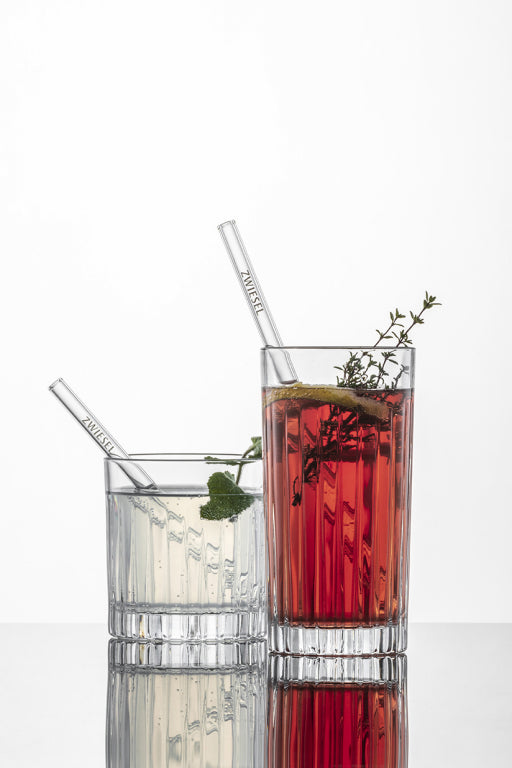 Schott Zwiesel Glasstrohhalme mit Logo 15 Cm – 5 Stück