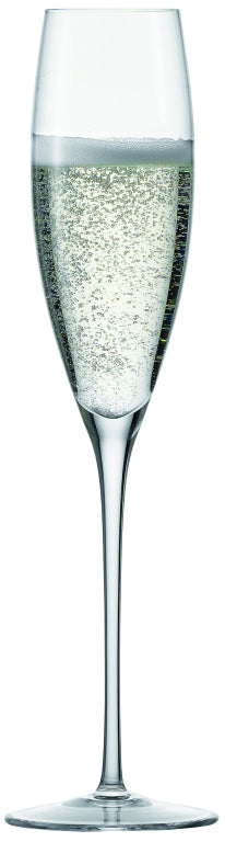 Zwiesel Glas Enoteca Champagnerglas 21,4 Cl mit Moussierpunkt in Geschenkverpackung – 2 Stück