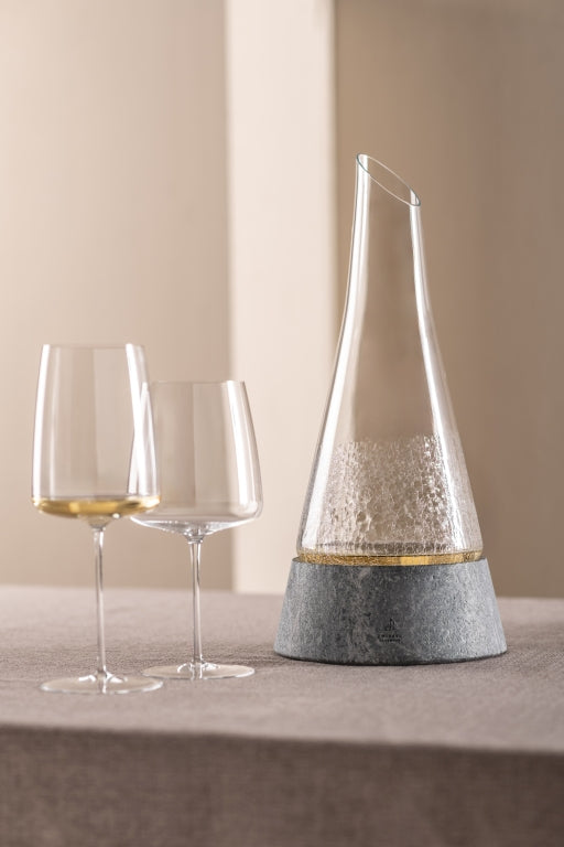 Zwiesel Glas Symbiosis Dekantierkaraffe 75 Cl mit Steinsockel
