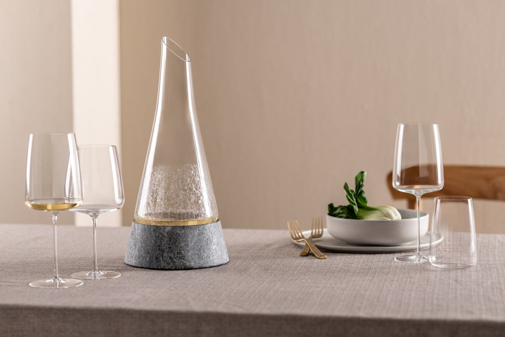 Zwiesel Glas Symbiosis Dekantierkaraffe 75 Cl mit Steinsockel