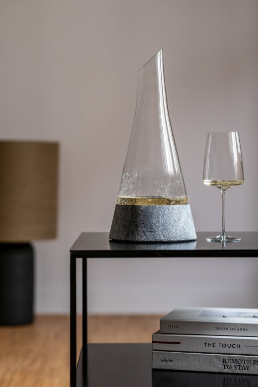 Zwiesel Glas Symbiosis Dekantierkaraffe 75 Cl mit Steinsockel