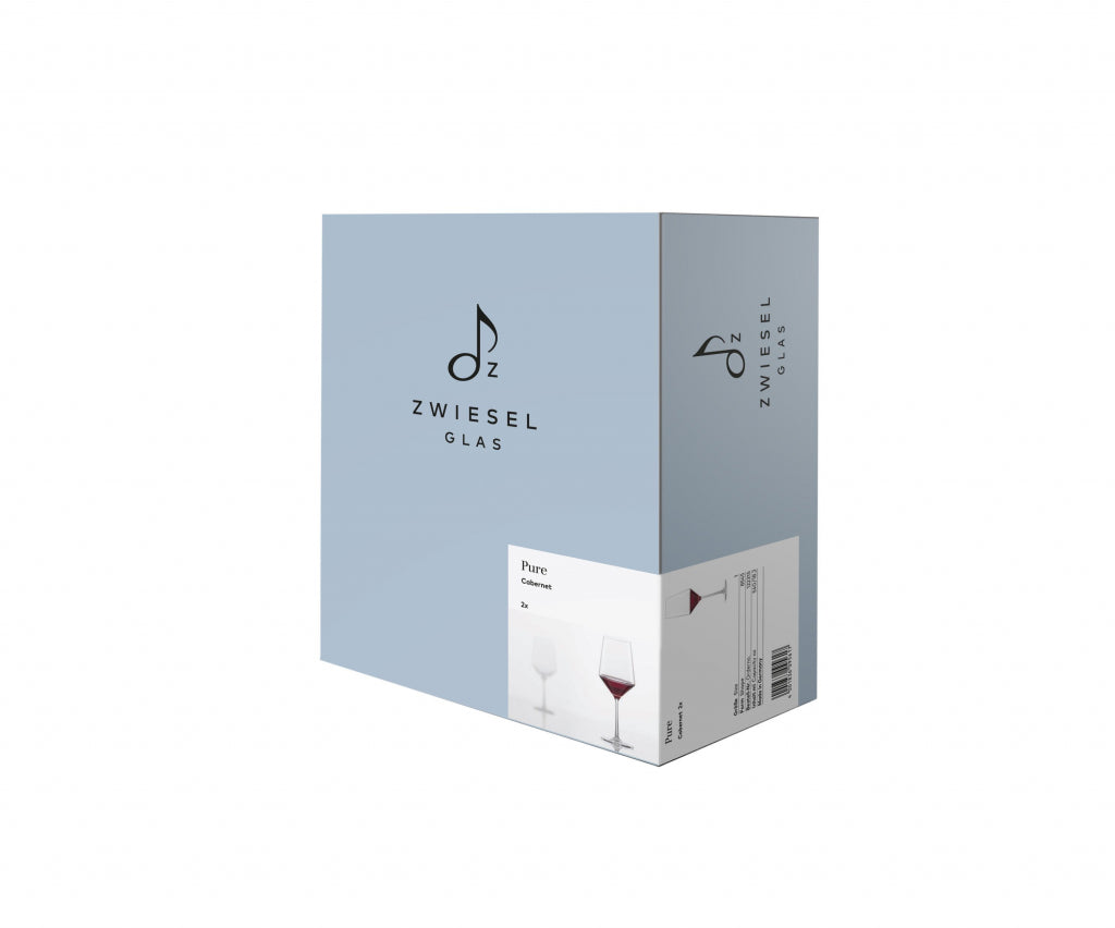 Zwiesel Glas Pure Cabernetglas 55 Cl in Geschenkverpackung – 2 Stück