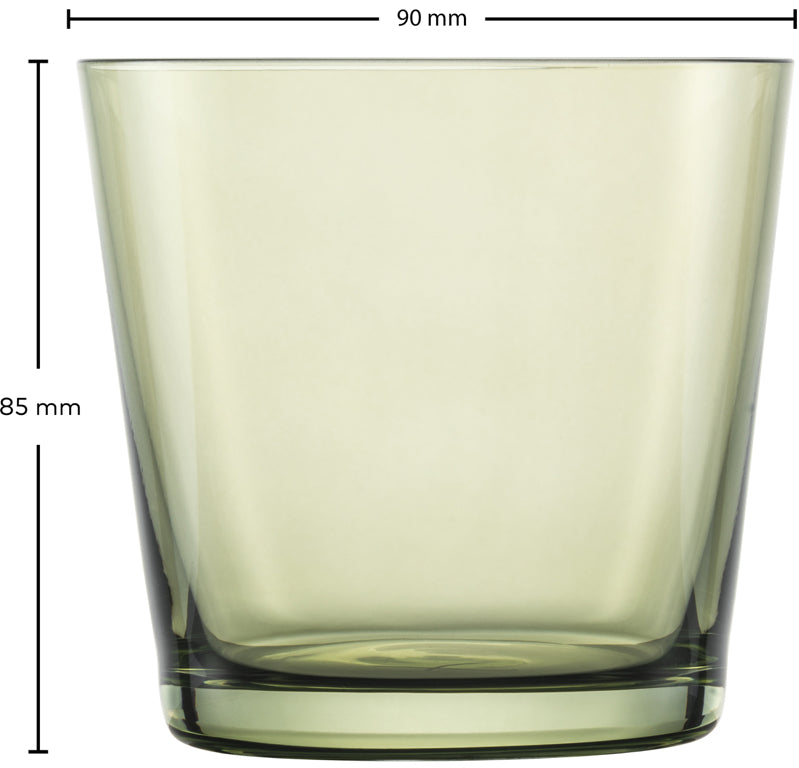 Zwiesel Glas Together Wasserglas 36,7 Cl Olivgrün – 4 Stück
