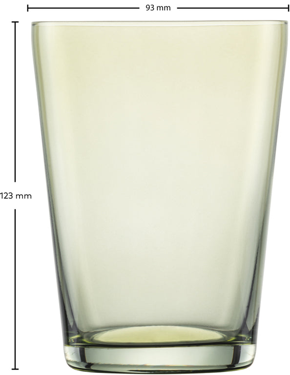 Zwiesel Glas Together Wasserglas 54,8 Cl Olivgrün – 4 Stück