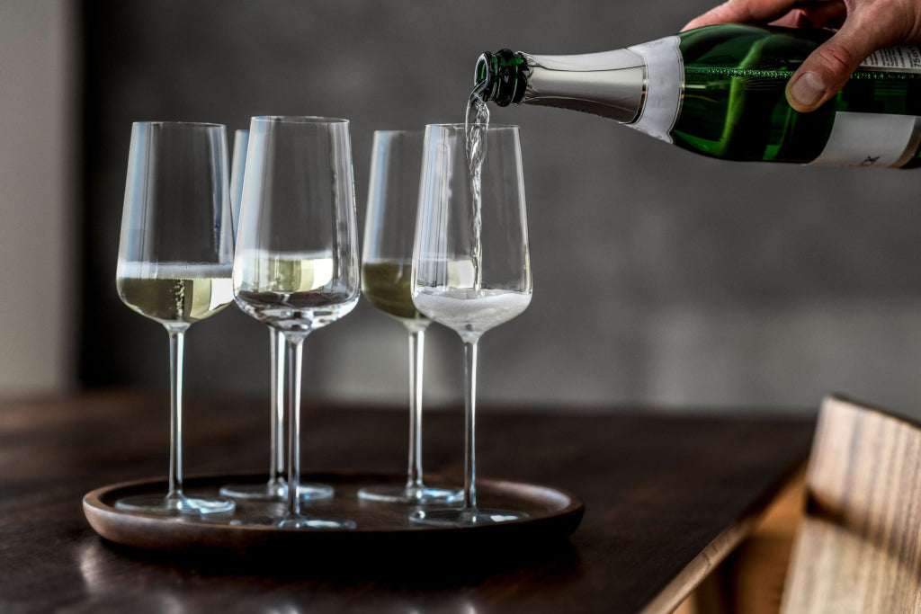 Zwiesel Glas Vervino Champagnerglas 34,8 Cl mit Moussierpunkt in Geschenkverpackung – 2 Stück