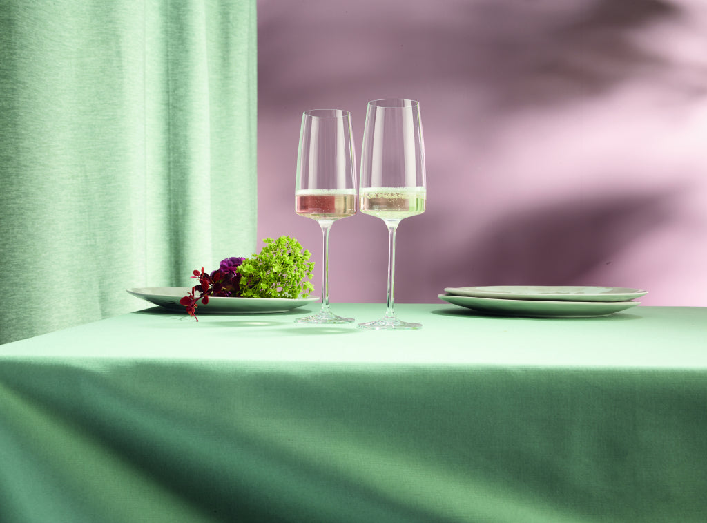 Zwiesel Glas Vivid Senses Champagne Glass Light & Fresh 38,8 Cl in Gift Packaging - 2 Pieces