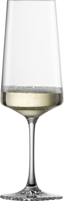 Zwiesel Glas Echo Champagnerglas 39,5 Cl mit Moussierpunkt – 4 Stück