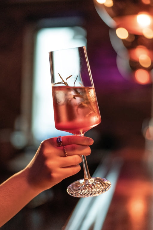 Zwiesel Glas Echo Champagnerglas 39,5 Cl mit Moussierpunkt – 4 Stück