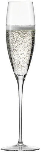 Zwiesel Glas Vinody Champagnerglas 21,4 Cl mit Moussierpunkt – 6 Stück