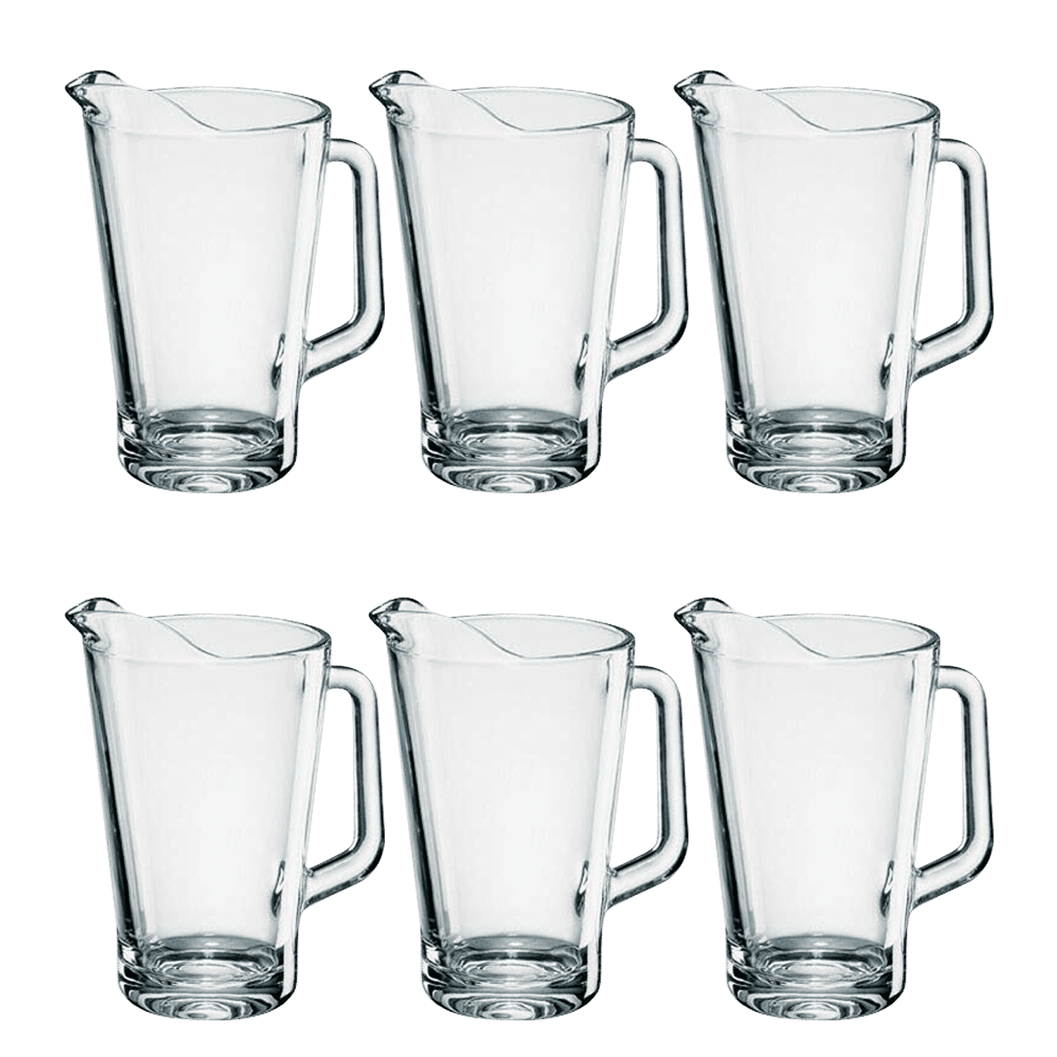 Borgonovo Conic Pitcher 1,8 Liter - 6 Stuks - Glazen.nl