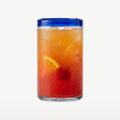 Bar Professional Highball-Longdrinkglas mit blauem Rand 45 Cl