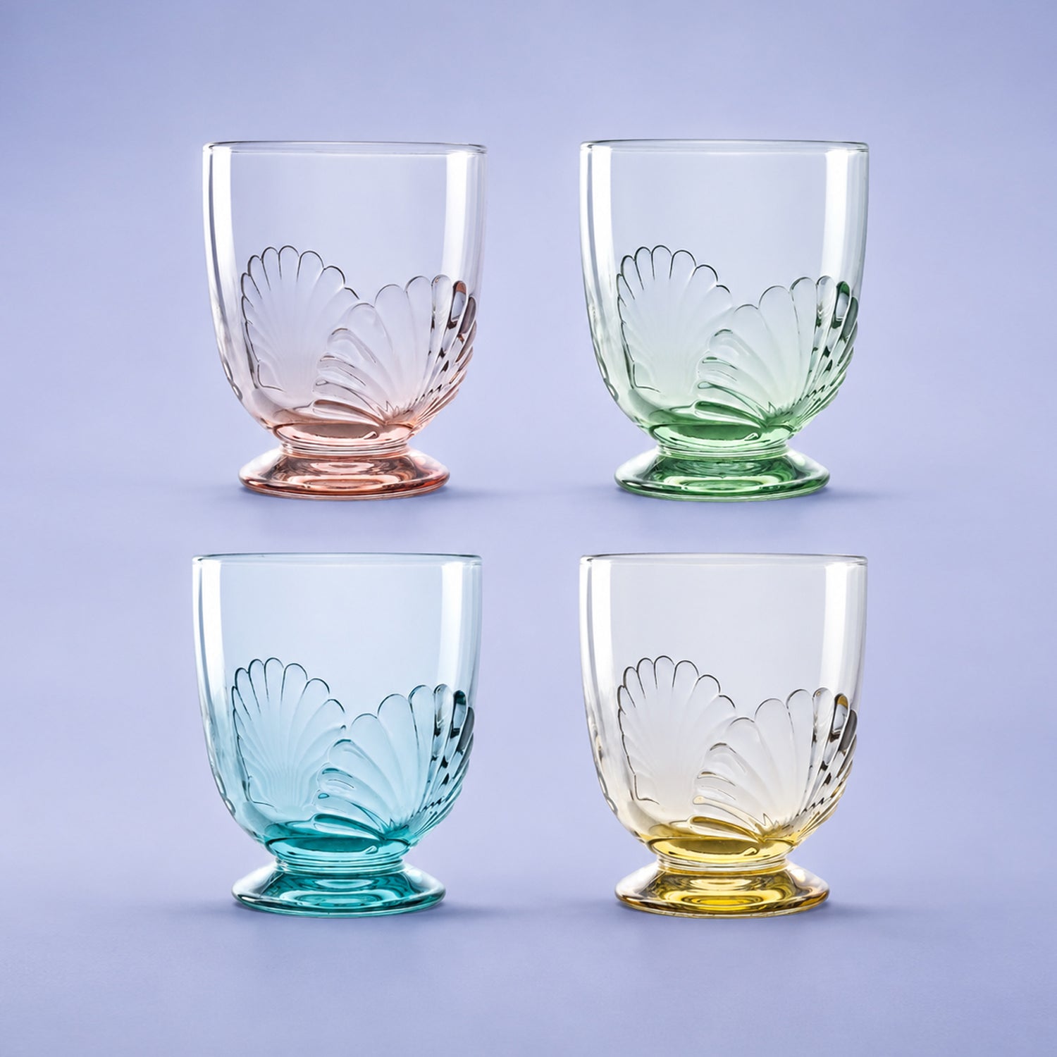 La Rochere Belle Wassergläser Sortiert 4 Farben 32 Cl - 4 Stück