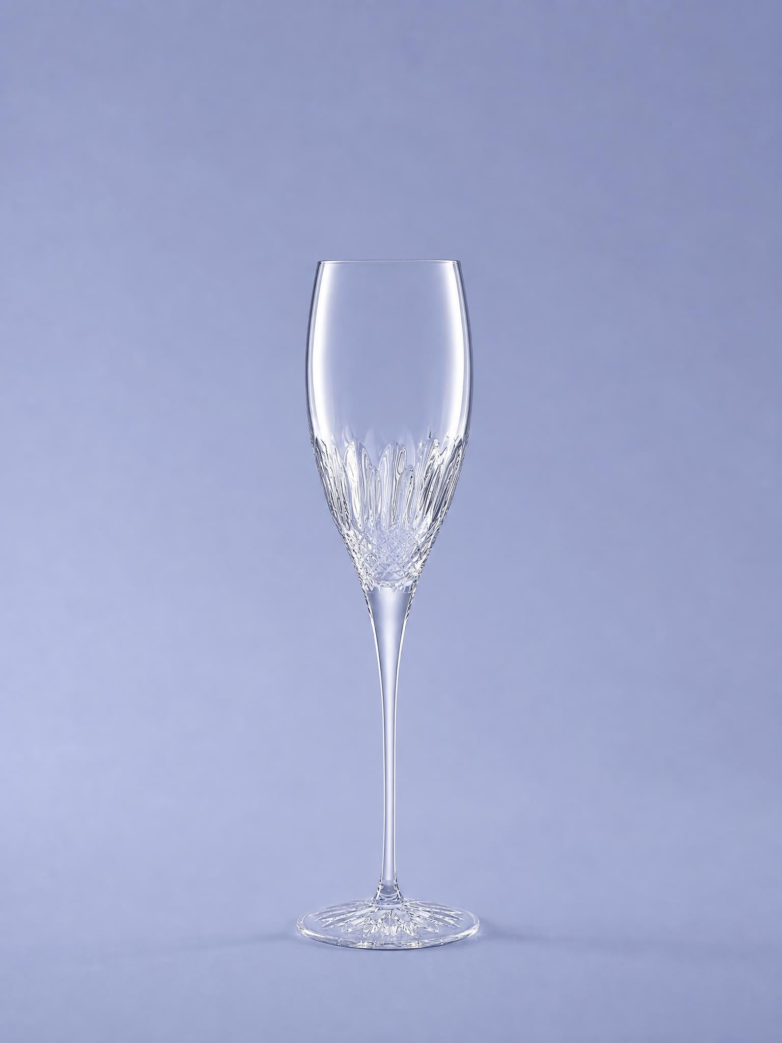 Luigi Bormioli Diamante Champagnerglas / Flöte 22 cl - 4 Stück