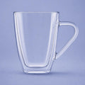 Luigi Bormioli Thermic Glass Kaffeeglas Henkelbecher 32 Cl - 2 Stück