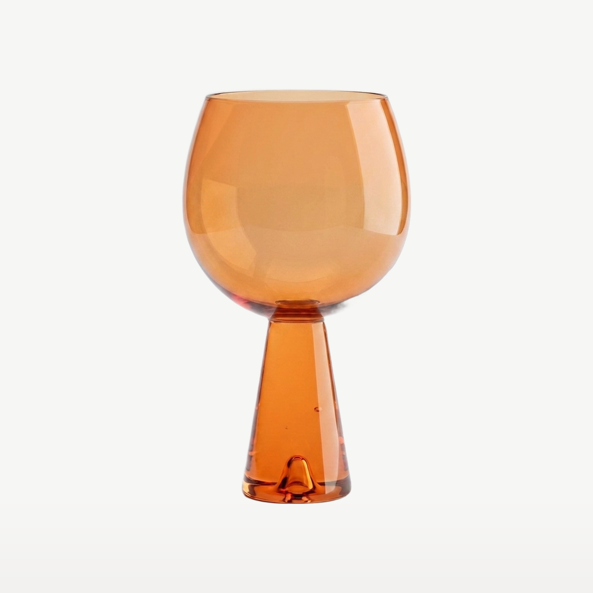 J-Line Dean Wijnglas 47,5 Cl Transparant/Oranje - Glazen.nl