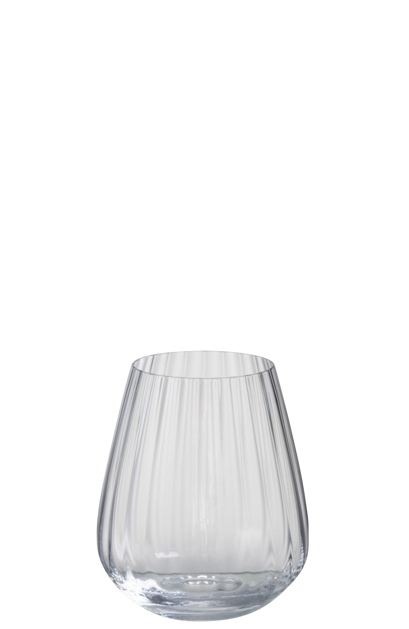 J-Line Wasserglas 43 Cl Streifen Transparent