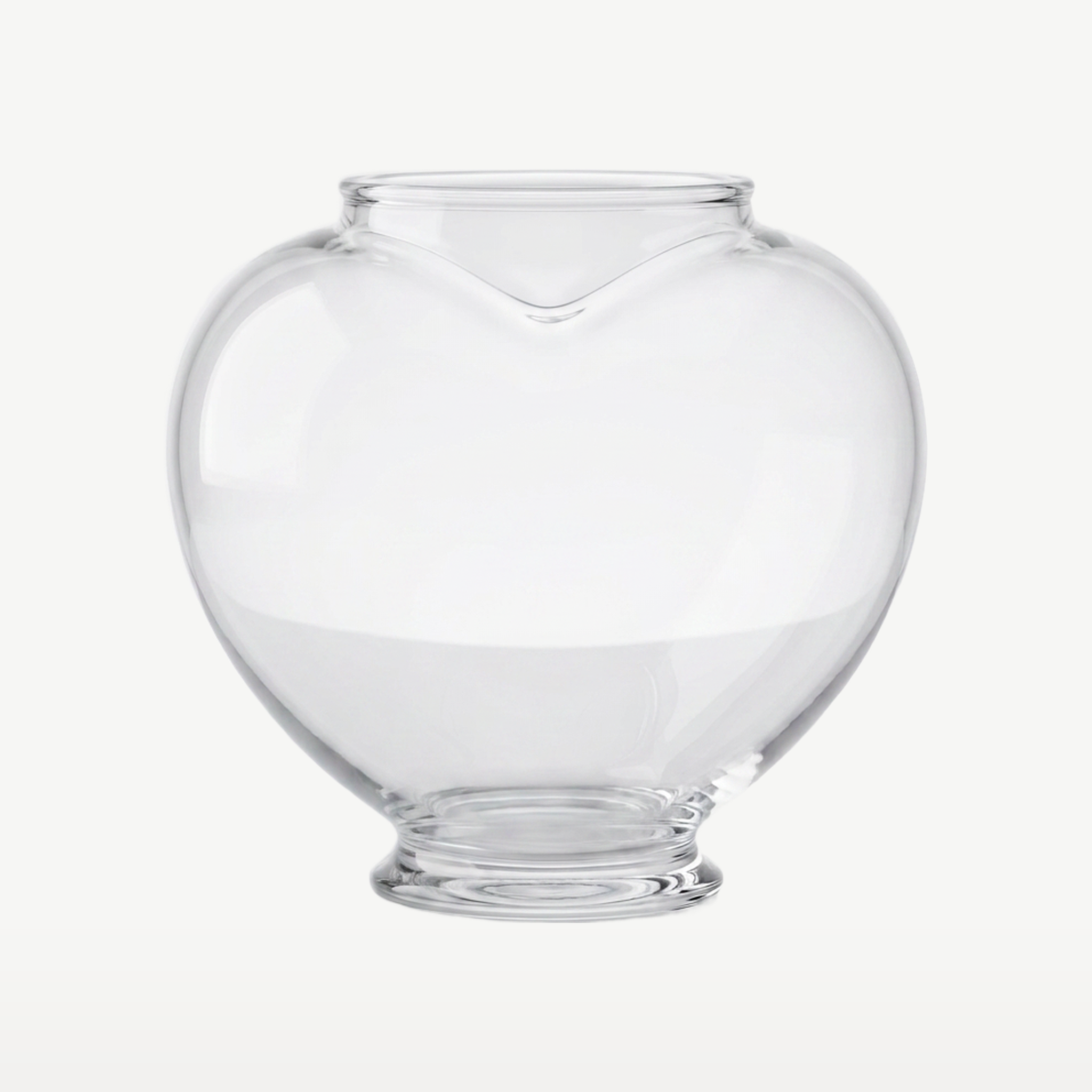 J-Line Waterglas Hart Rood/Roze leeg - Glazen.nl