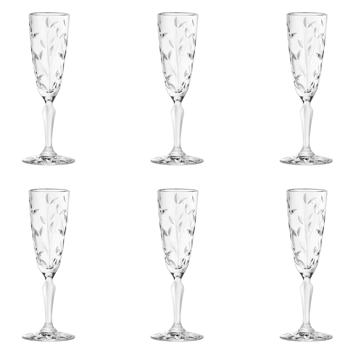RCR Laurus Champagne Flute 16 Cl - 6 Stuks - Glazen.nl