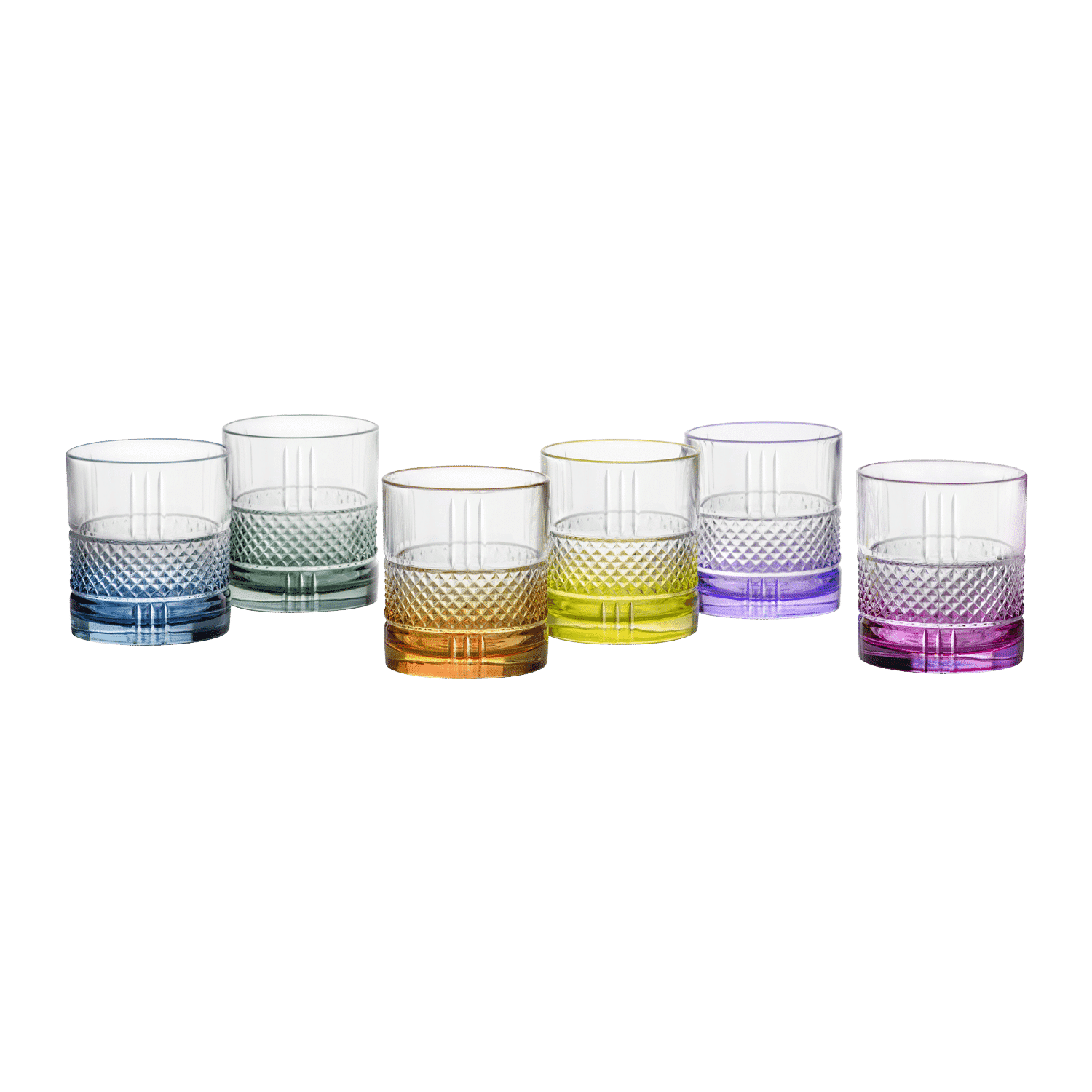 RCR Brillante Colour Tumbler 34 Cl Kleur - 6 Stuks - Glazen.nl