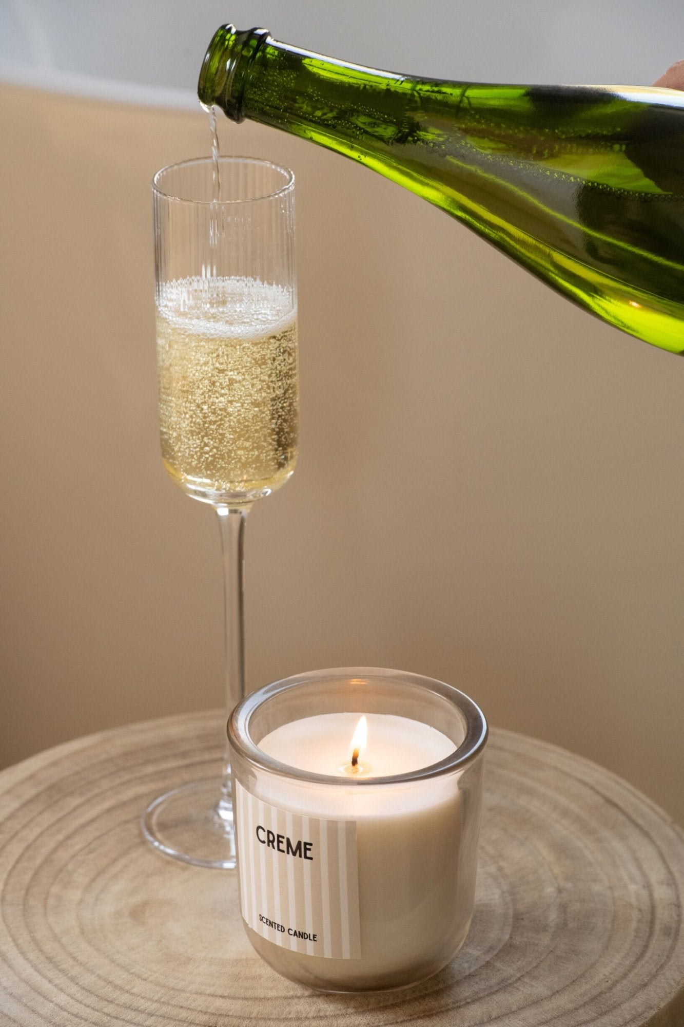 J-Line Louise Champagnerglas Transparent