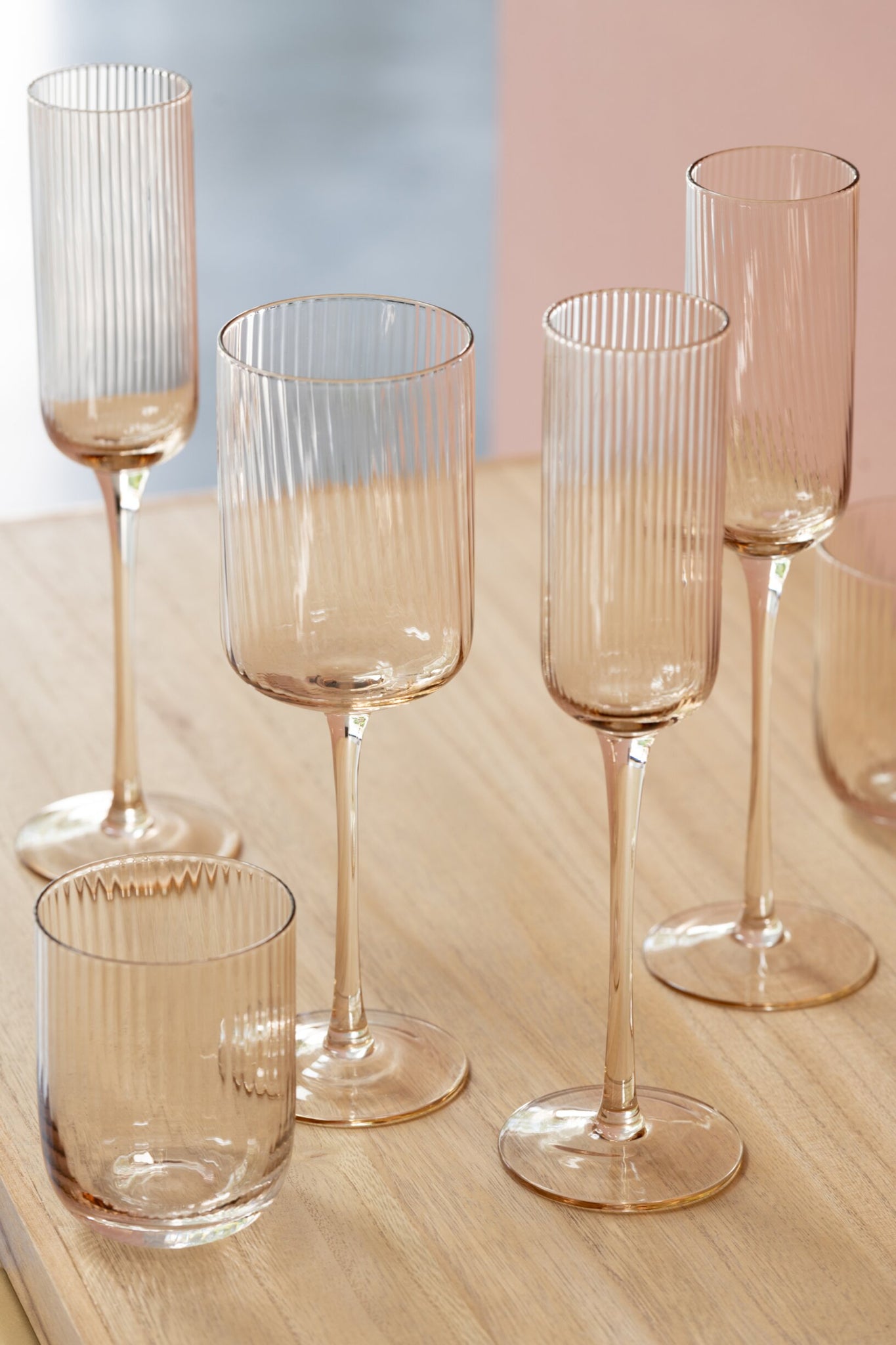 J-Line Kyle Wasserglas Amber
