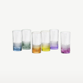 RCR Brillante Colour Longdrinkglas 37 cl Farbe – 6 Stück
