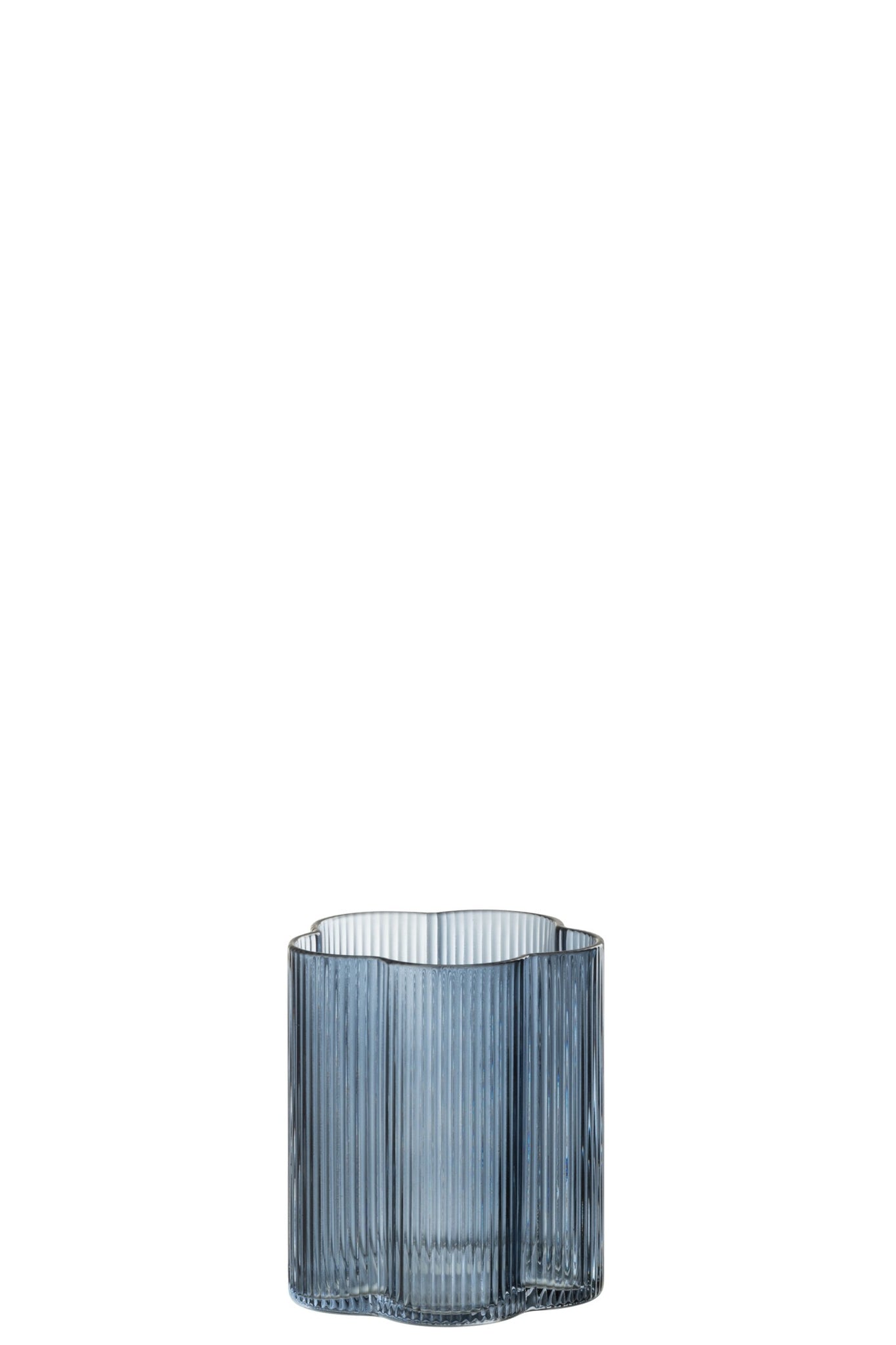 J-Line Fiore Wasserglas Dunkelblau