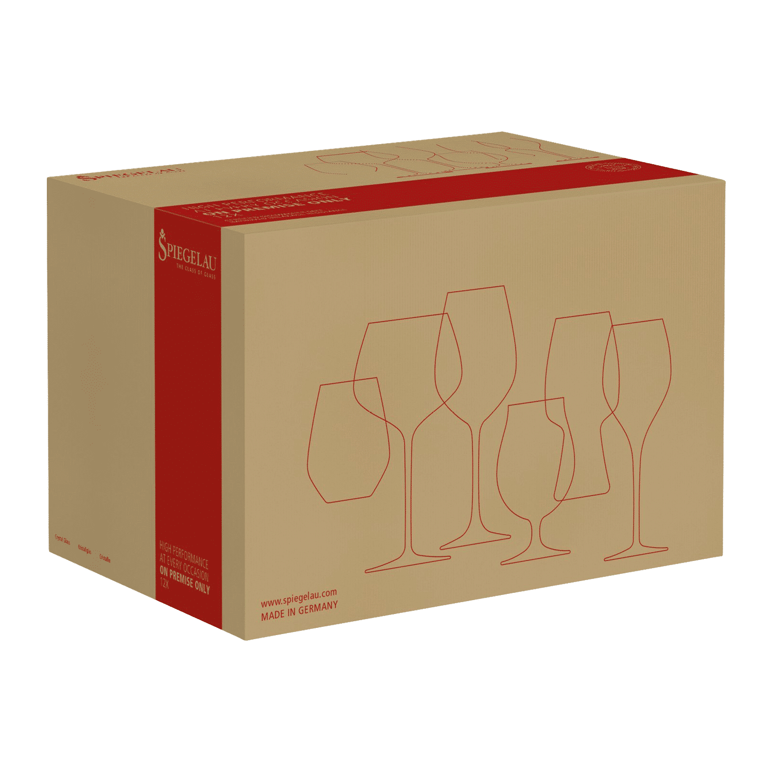 Spiegelau Hybrid Wijnglas 68 Cl Bordeaux - 12 Stuks - Glazen.nl