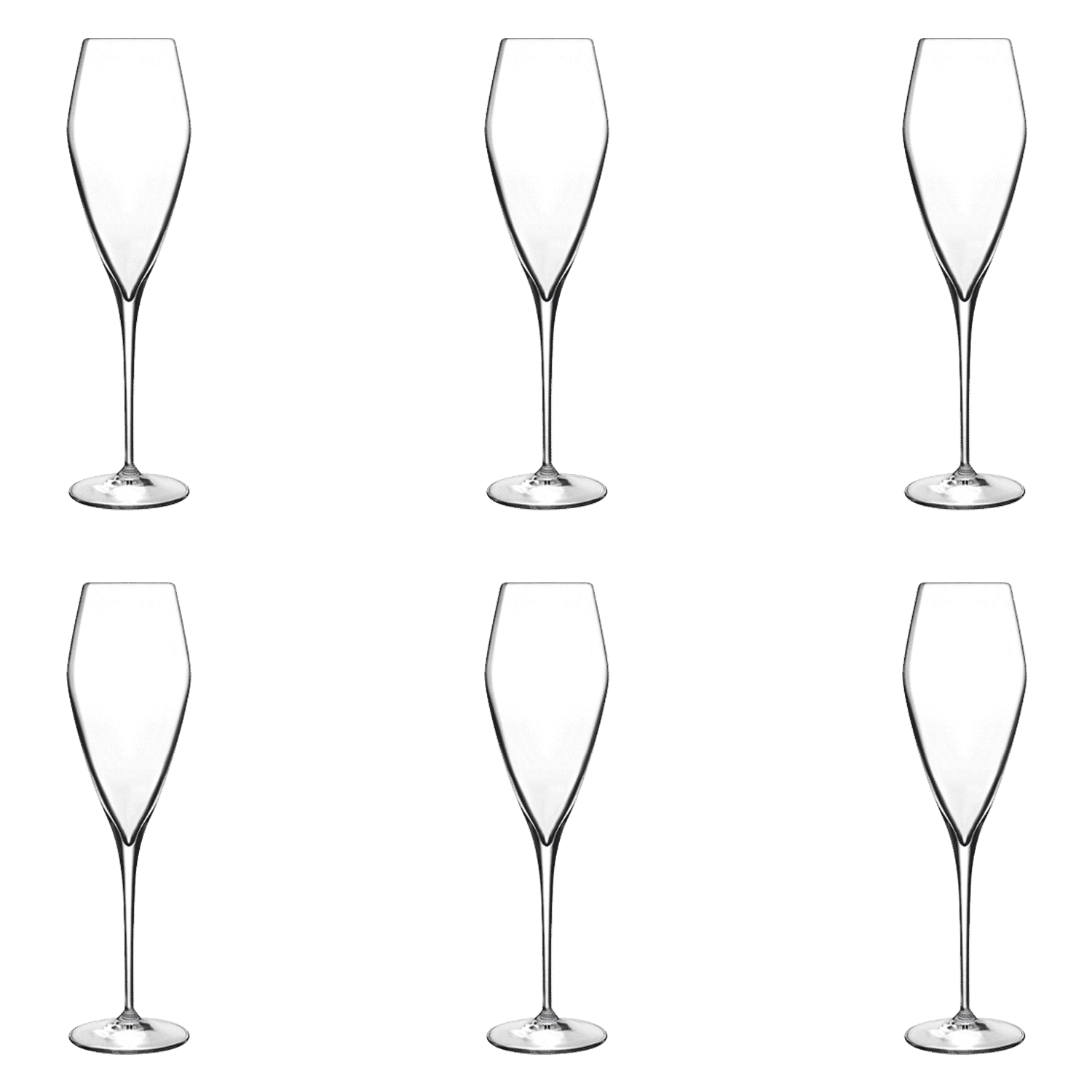 Luigi Bormioli Atelier Champagneglas / Flute 27 Cl - 6 Stuks - Glazen.nl