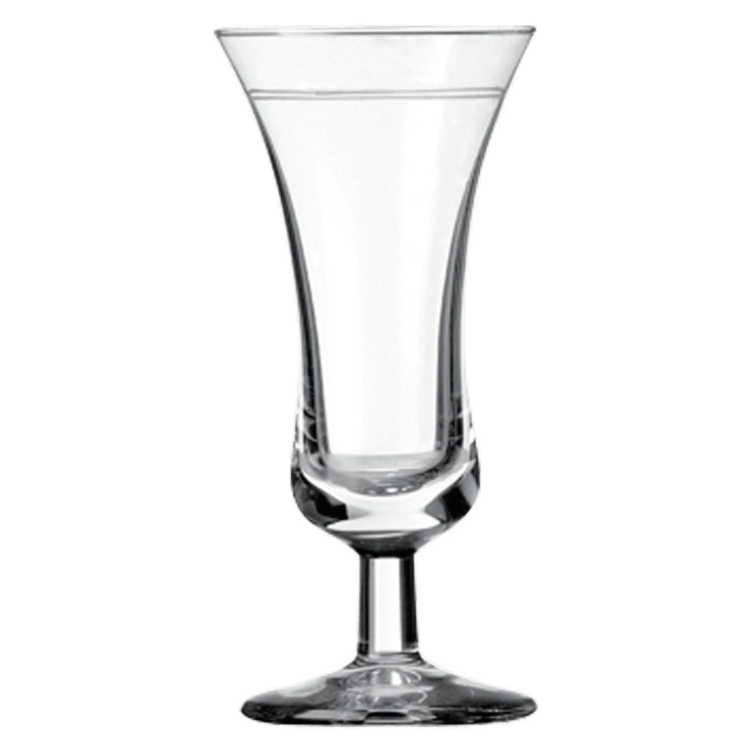 Royal Leerdam Intermezzo Borrelglas 3,5 Cl Met Maatstreep Tuba - 12 Stuks - Glazen.nl