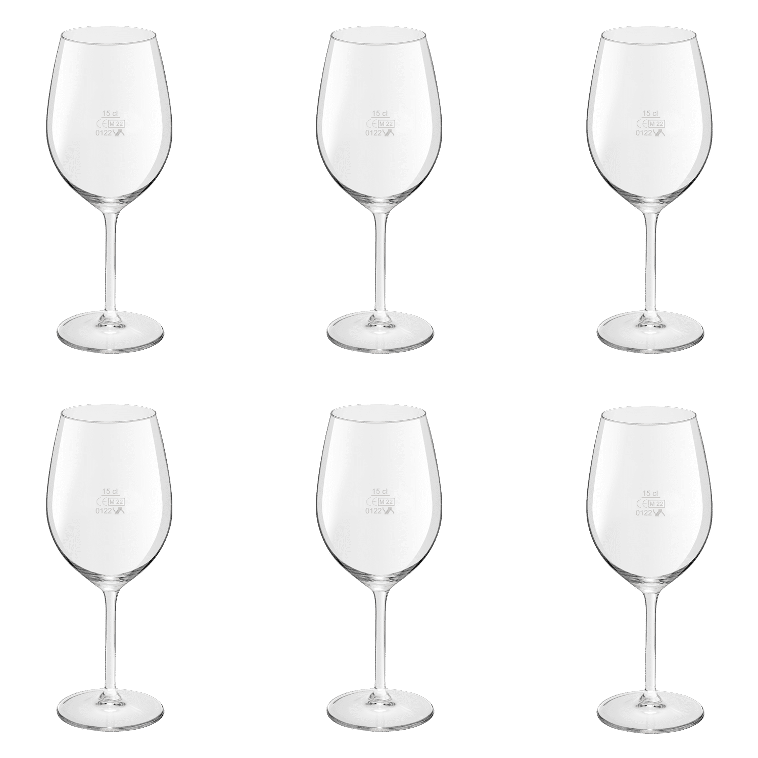 Royal Leerdam L'Esprit Du Vin Wijnglas 32 Cl Met Maatstreep 15 Cl - 6 Stuks - Glazen.nl