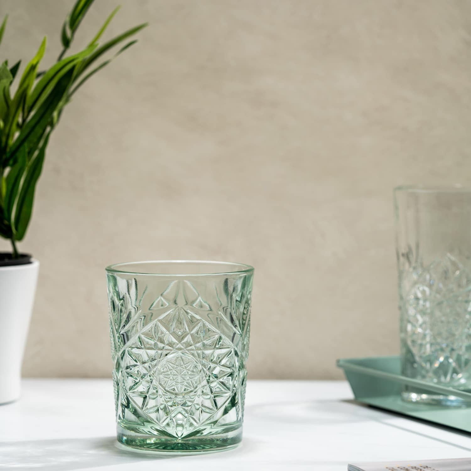 Onis Hobstar / Icon Tumbler 35 Cl Licht Groen - 6 Stuks - Glazen.nl