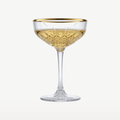 Pasabahce Timeless Champagnerglas / Coupe 27 Cl Goldrand - 4 Stück