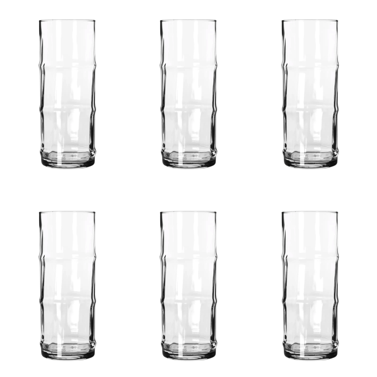 Onis Bambus Longdrinkgläser 47,5 cl – 6 Stück