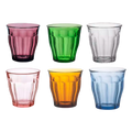Duralex Picardie Trinkbecher 25 cl, sortiert – 6 Stück