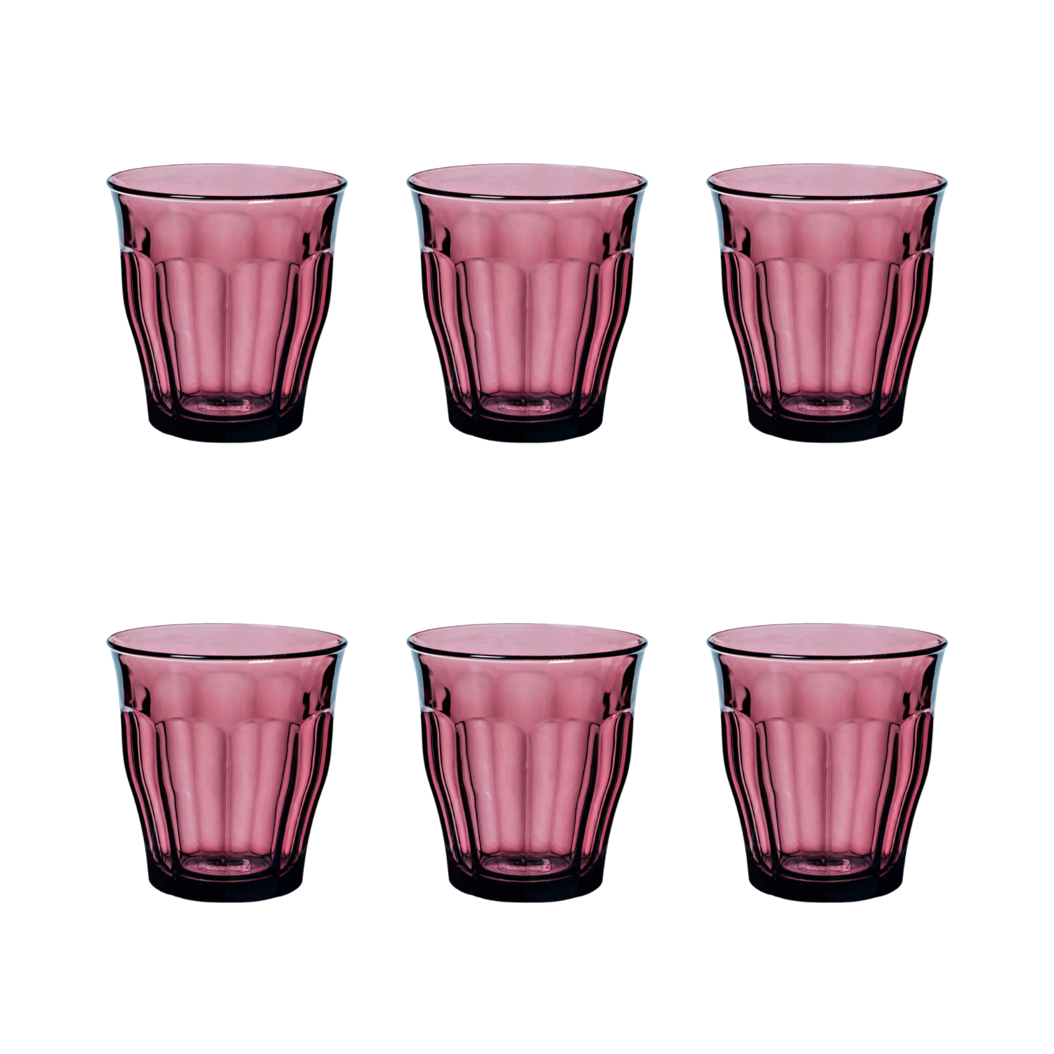Duralex Picardie Trinkbecher 25 cl Lila – 6 Stück