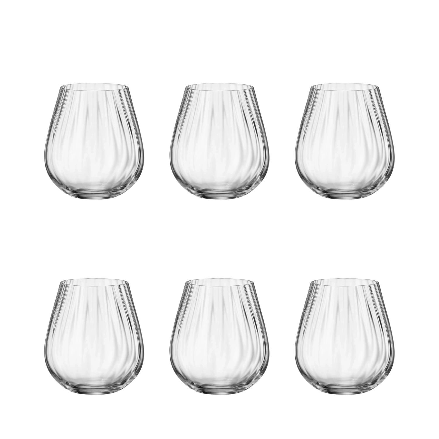 Nuform Optic Becher 38 cl - 6 Stück