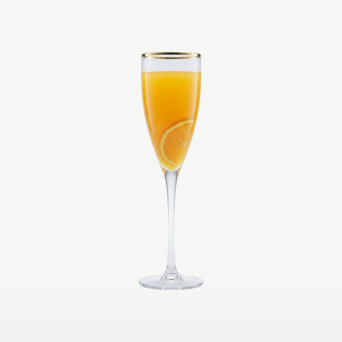 J-Line Champagneglas 20 Cl Gouden Boord Transparant/Goud - Glazen.nl