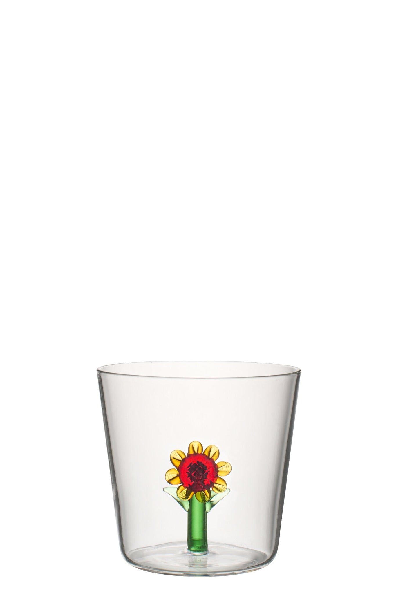 J-Line Sonnenblumen-Wasserglas Sortiert