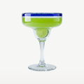 Bar Professional Margarita-Cocktailglas mit blauem Rand 38 Cl