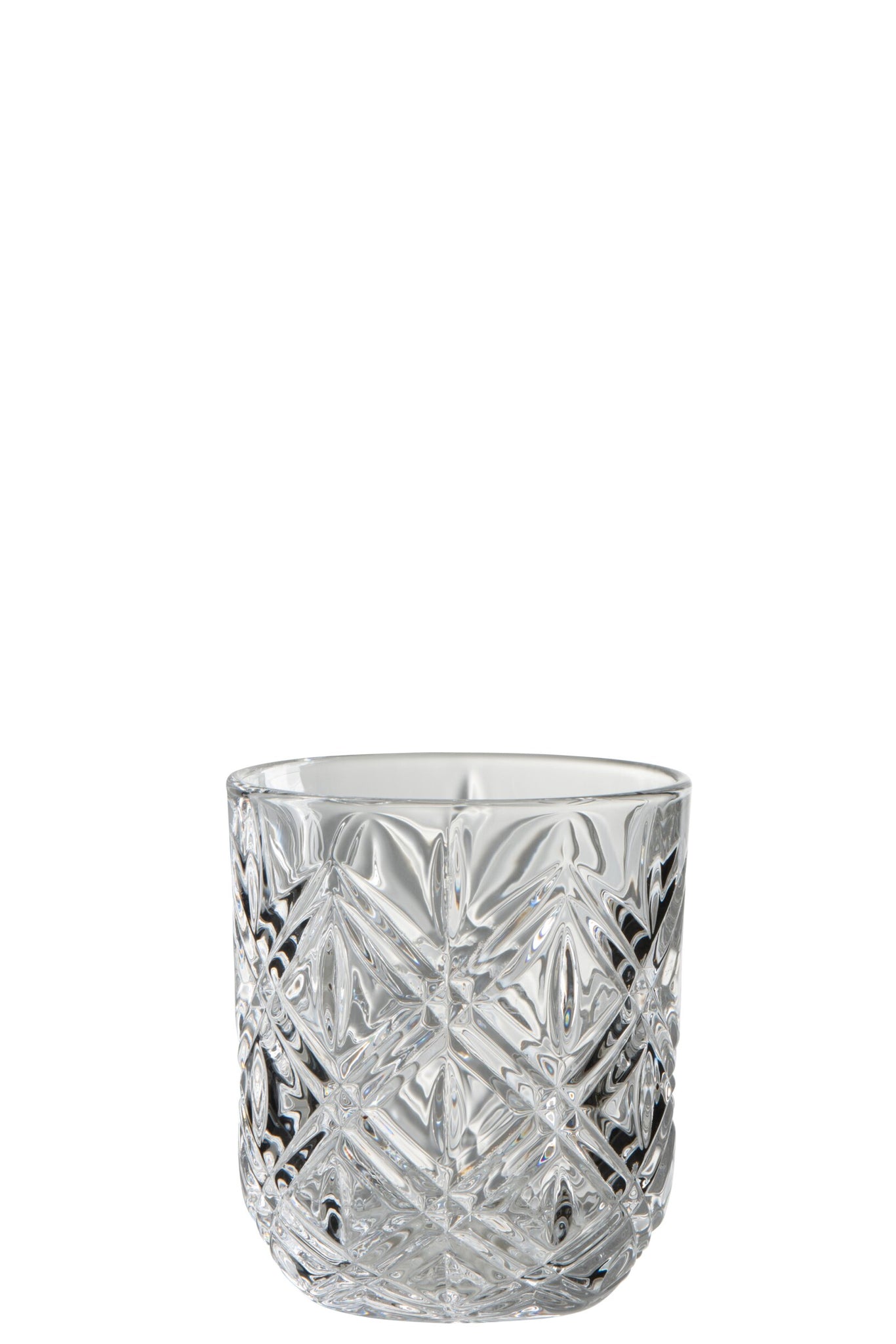 J-Line Anna Wasserglas Niedrig Transparent