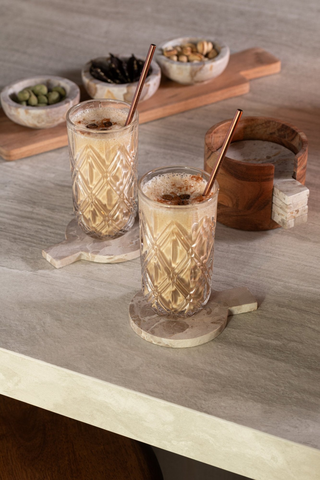 J-Line Anna Hohes Wasserglas Transparent