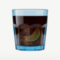 Bormioli Rocco Rock Bar Tumbler 27 Cl Blue - 6 Pieces
